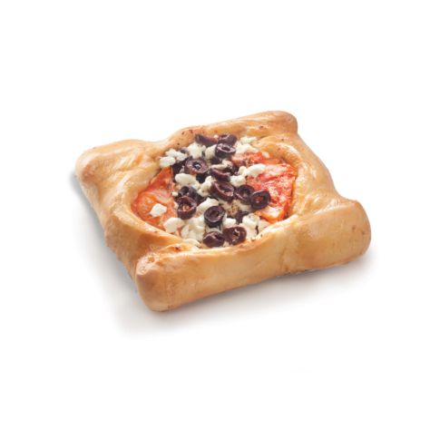 ΠΙΤΣΑΚΙ ΦΩΛΙΑ ΑΤΟΜΙΚΟ ΜΕΣΟΓΕΙΑΚΟ (φέτα - ντομάτα - ελιά)