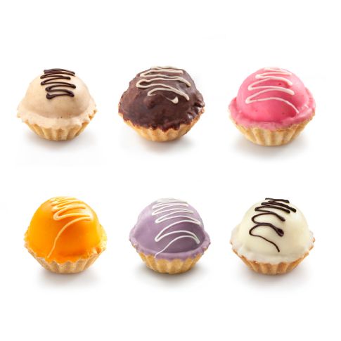 ΤΑΡΤΑΚΙ ΣΤΡΟΓΓΥΛΟ ΜΙΞ ΓΕΥΣΕΩΝ 48τεμ