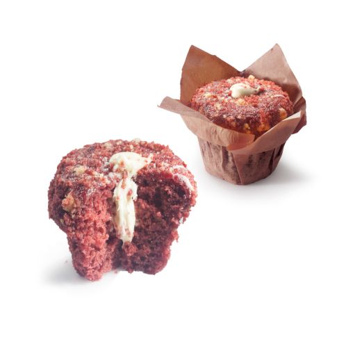 MUFFIN RED VELVET ΓΕΜΙΣΤΟ ΚΡΕΜΑ ΒΑΝΙΛΙΑ