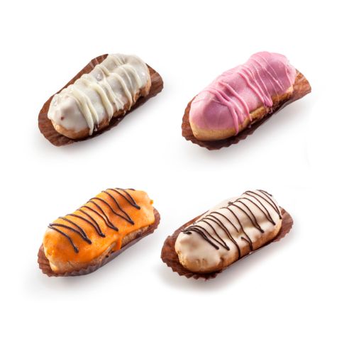 ΕΚΛΕΡΑΚΙ MIΞ ΓΕΥΣΕΩΝ 72τεμ. (φράουλ-πορτοκάλ-μπανάν-λευκή σοκ)